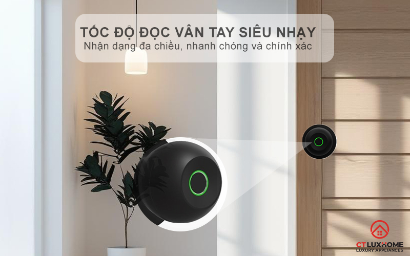 Tốc độ đọc vân tay siêu nhạy