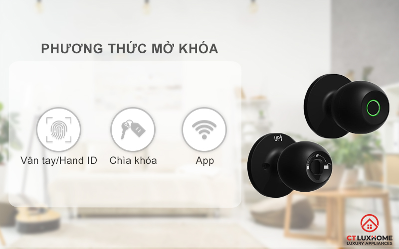 Mở khóa nhanh chóng, linh hoạt với nhiều phương thức