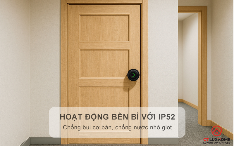 Hoạt động bền bỉ với IP52