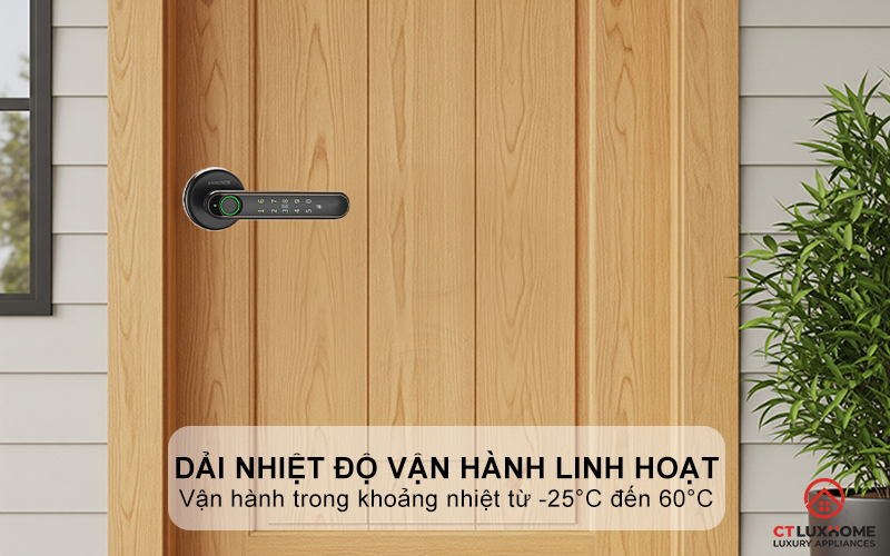 Dải nhiệt độ vận hành linh hoạt