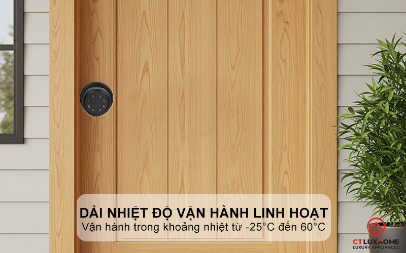 Dải nhiệt độ vận hành linh hoạt