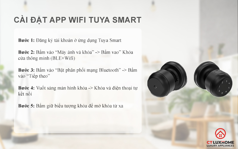 Cài đặt kết nối ứng dụng