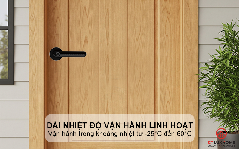 Dải nhiệt độ vận hành linh hoạt