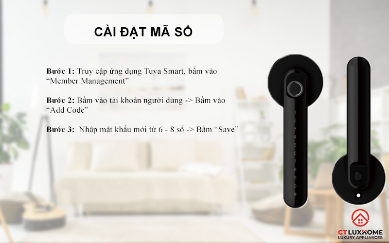 Cài đặt mật khẩu người dùng