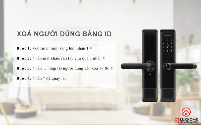 Xóa người dùng bằng ID
