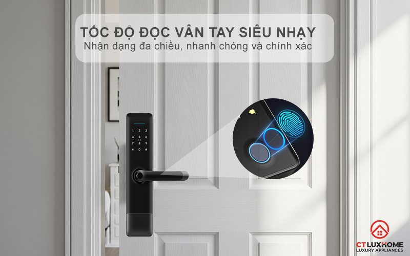 Tốc độ đọc vân tay siêu nhạy