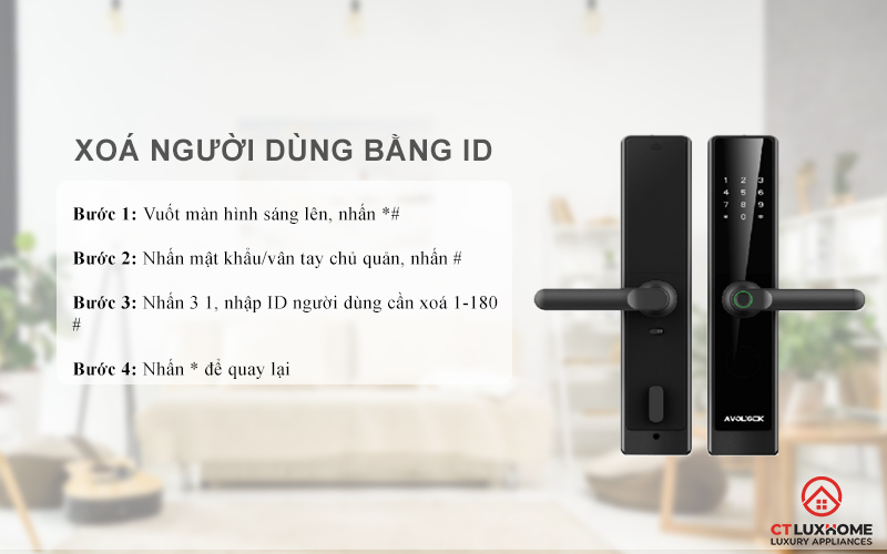 Xóa người dùng bằng ID