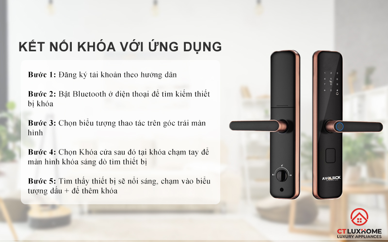 Cài đặt app TTLock