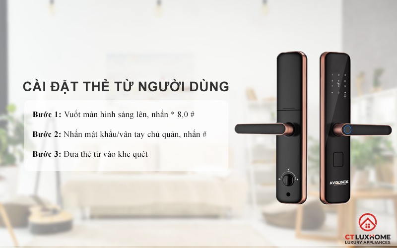 Cài đặt thẻ từ người dùng