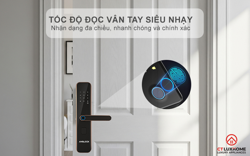 Tốc độ đọc vân tay siêu nhạy