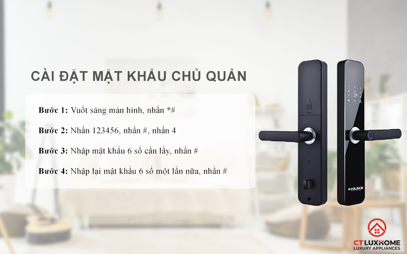 Cài đặt mật khẩu quản lý