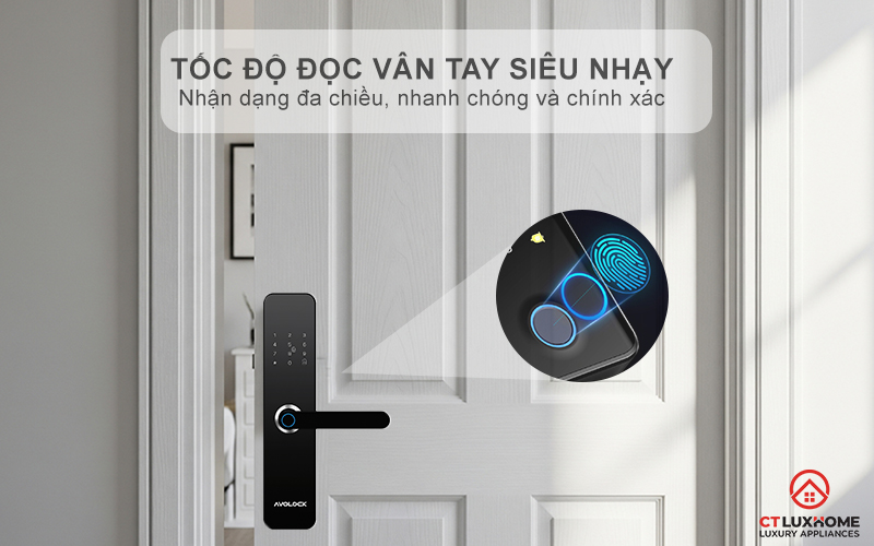 Tốc độ đọc vân tay siêu nhạy
