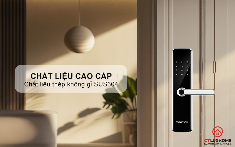 Chất liệu thép không gỉ cao cấp
