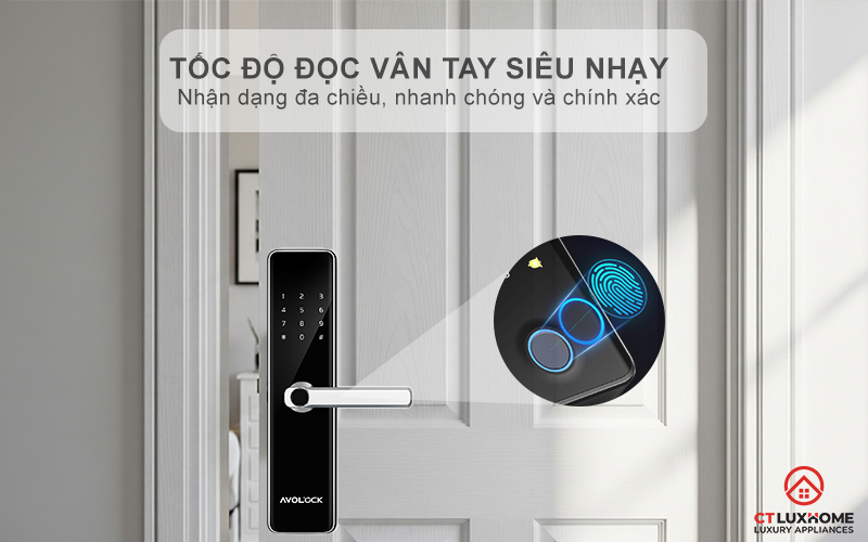 Tốc độ đọc vân tay siêu nhạy