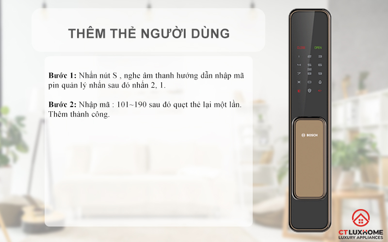 Thêm thẻ người dùng