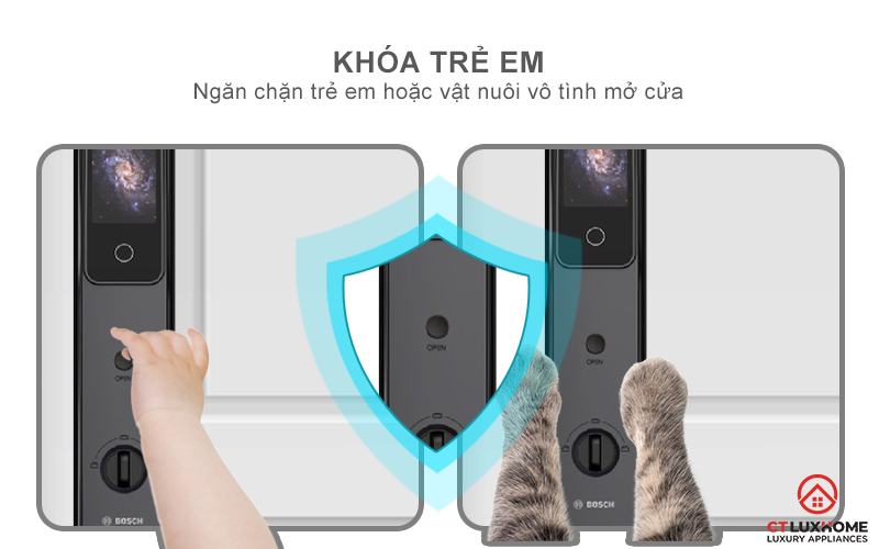 KHÓA ĐIỆN TỬ BOSCH EL800VF , NHẬN DIỆN KHUÔN MẶT MÀU XÁM KẾT NỐI ĐIỆN THOẠI 19
