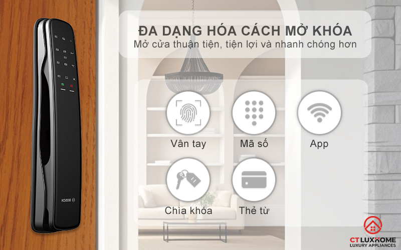 KHÓA ĐIỆN TỬ BOSCH EL800X IDEAL SMART LOCK MÀU ĐEN KẾT NỐI ĐIỆN THOẠI 20