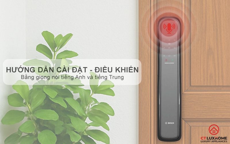 KHÓA ĐIỆN TỬ BOSCH EL800X IDEAL SMART LOCK MÀU XÁM KẾT NỐI ĐIỆN THOẠI 16