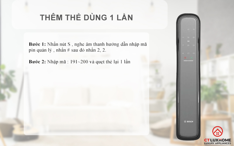 KHÓA ĐIỆN TỬ BOSCH EL800X IDEAL SMART LOCK MÀU XÁM KẾT NỐI ĐIỆN THOẠI 15