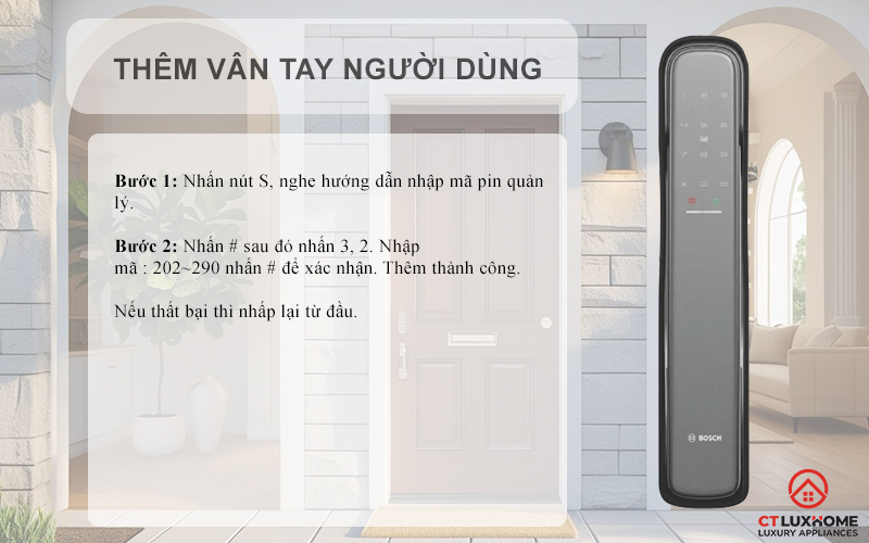 KHÓA ĐIỆN TỬ BOSCH EL800X IDEAL SMART LOCK MÀU XÁM KẾT NỐI ĐIỆN THOẠI 9
