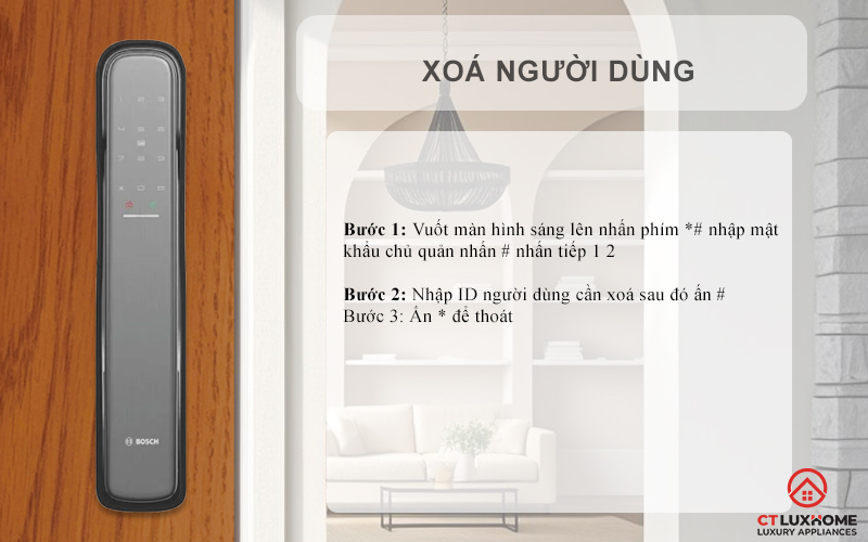 KHÓA ĐIỆN TỬ BOSCH EL800X IDEAL SMART LOCK MÀU XÁM KẾT NỐI ĐIỆN THOẠI 14