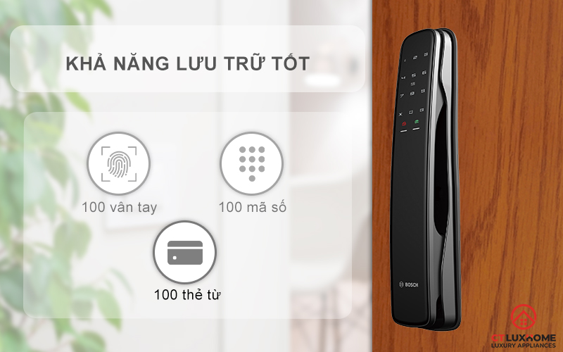 KHÓA ĐIỆN TỬ BOSCH EL800X IDEAL SMART LOCK MÀU ĐEN KẾT NỐI ĐIỆN THOẠI 21