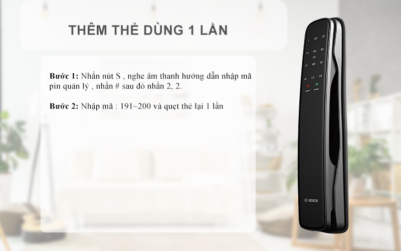   KHÓA ĐIỆN TỬ BOSCH EL800X IDEAL SMART LOCK MÀU ĐEN KẾT NỐI ĐIỆN THOẠI 16