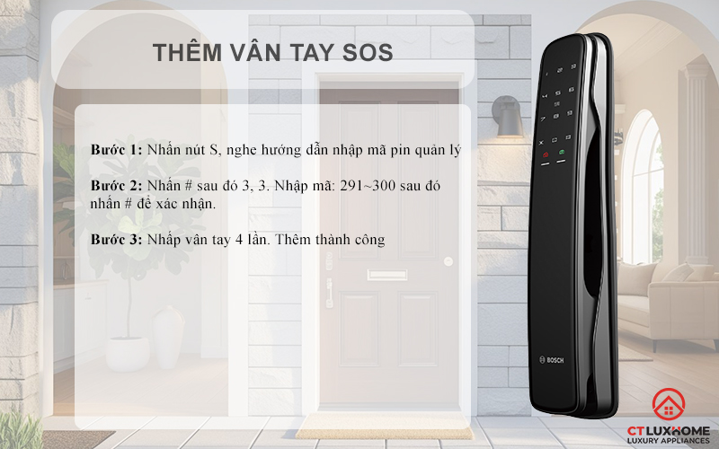   KHÓA ĐIỆN TỬ BOSCH EL800X IDEAL SMART LOCK MÀU ĐEN KẾT NỐI ĐIỆN THOẠI 12