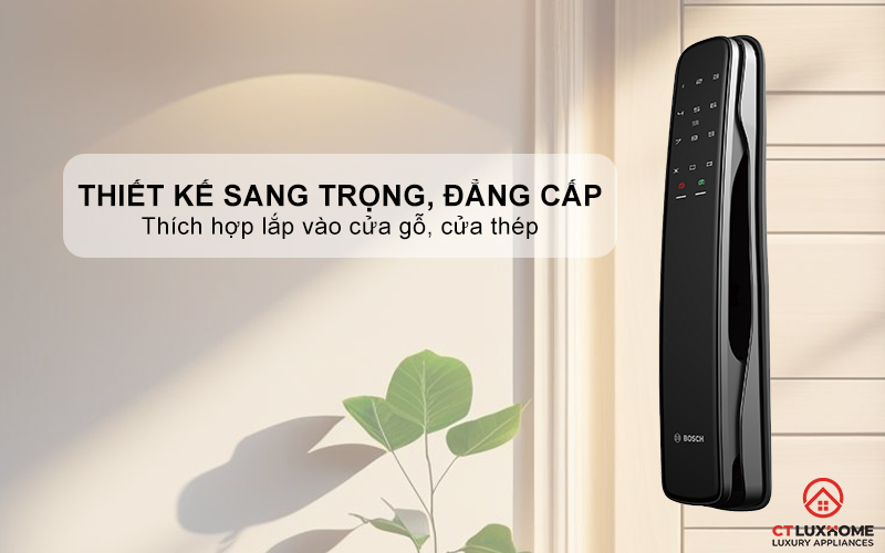 KHÓA ĐIỆN TỬ BOSCH EL800X IDEAL SMART LOCK MÀU ĐEN KẾT NỐI ĐIỆN THOẠI 1