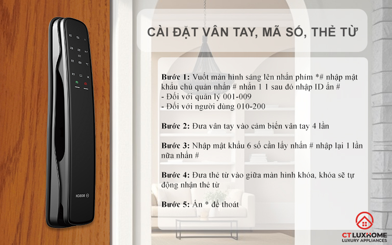 KHÓA ĐIỆN TỬ BOSCH EL800X IDEAL SMART LOCK MÀU ĐEN KẾT NỐI ĐIỆN THOẠI 6