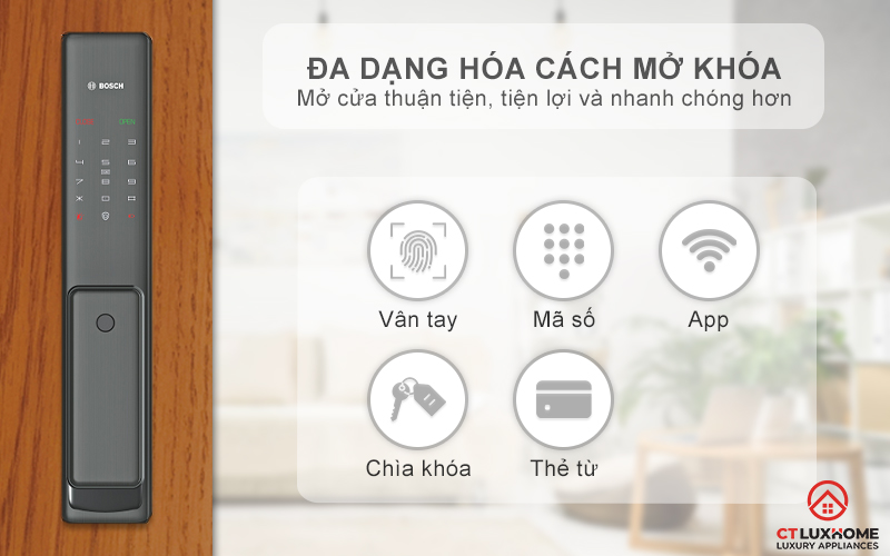 mở khóa có app