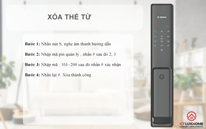 xóa thẻ