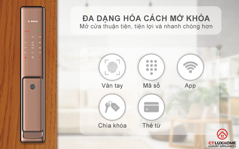 mở khóa có app