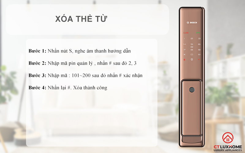 xóa thẻ