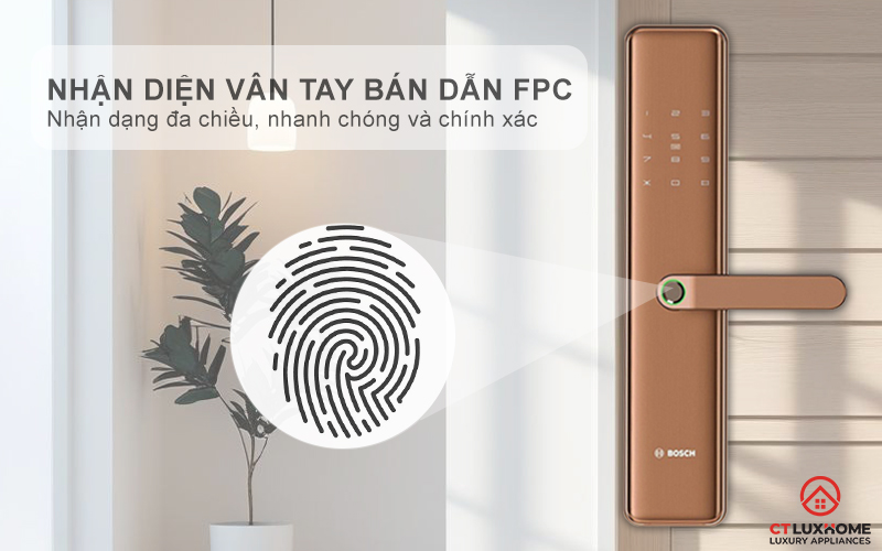 Công nghệ nhận diện vân tay bán dẫn FPC cao cấp, nhanh chóng