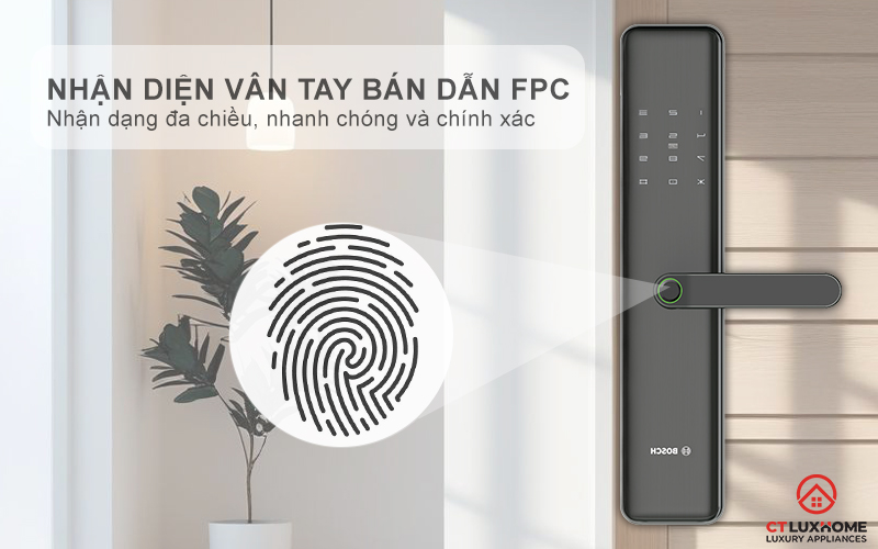 Công nghệ nhận diện vân tay bán dẫn FPC cao cấp, nhanh chóng