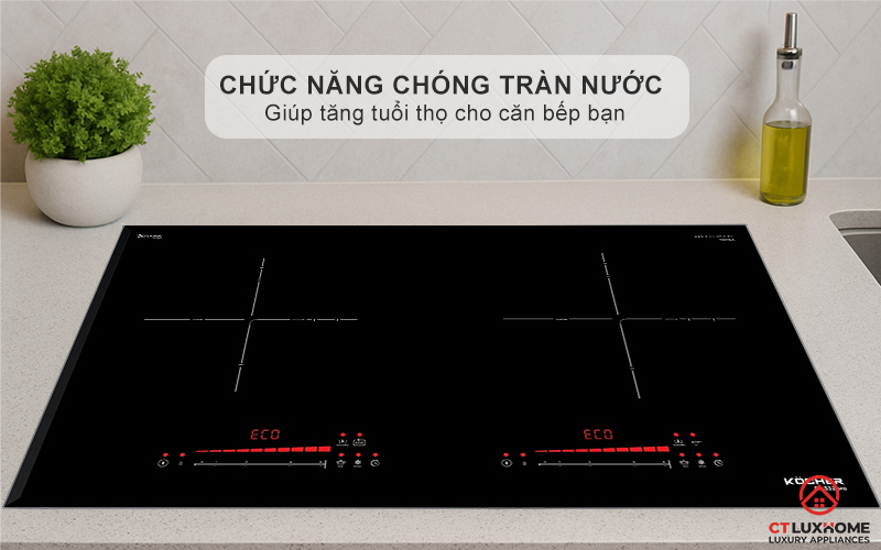 BẾP TỪ 2 VÙNG NẤU KOCHER DI-332PRO MÀU ĐEN DI332PRO 10