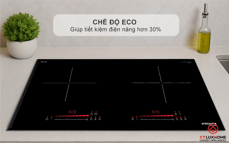 BẾP TỪ 2 VÙNG NẤU KOCHER DI-332PRO MÀU ĐEN DI332PRO 9