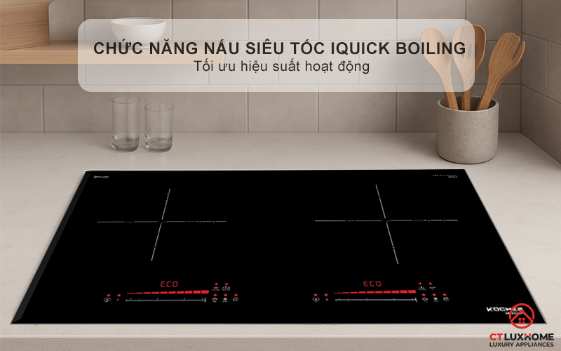 BẾP TỪ 2 VÙNG NẤU KOCHER DI-332PRO MÀU ĐEN DI332PRO 8