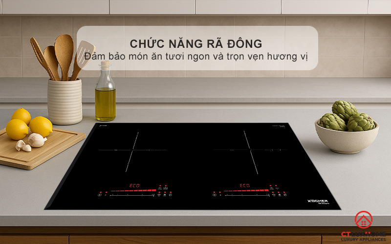 BẾP TỪ 2 VÙNG NẤU KOCHER DI-332PRO MÀU ĐEN DI332PRO 4
