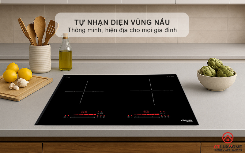 BẾP TỪ 2 VÙNG NẤU KOCHER DI-332PRO MÀU ĐEN DI332PRO 12