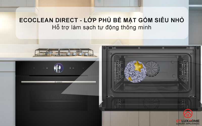 Lớp phủ EcoClean Direct giúp căn bếp luôn sáng bóng