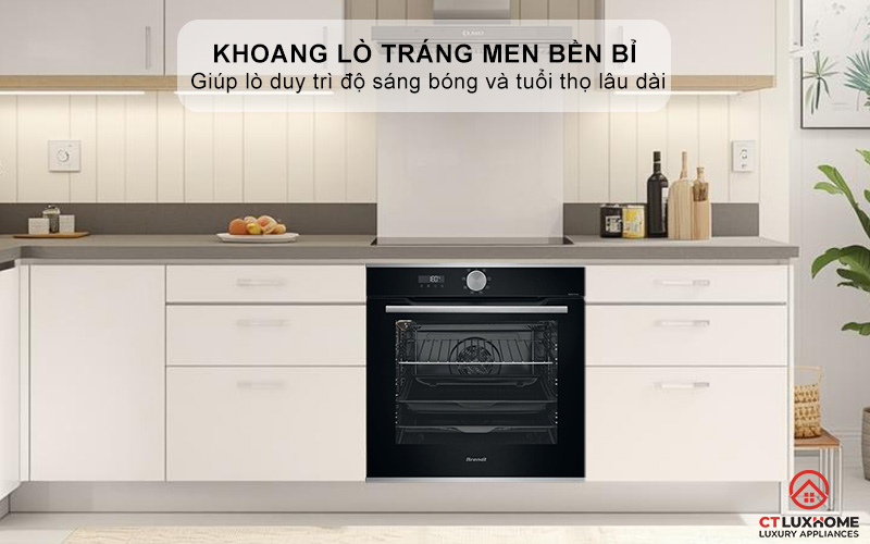 Khoang lò tráng men bền bỉ