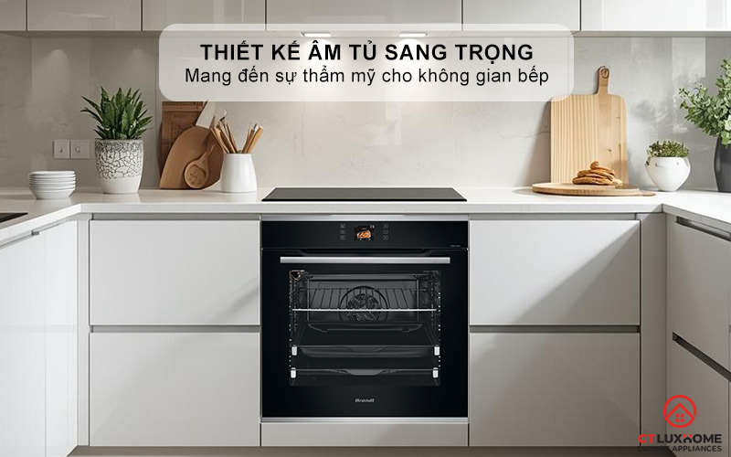 Thiết kế sang trọng mang đến sự thẩm mỹ cho không gian bếp