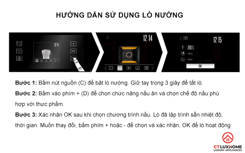 Hướng dẫn sử dụng lò nướng BOP7568LX