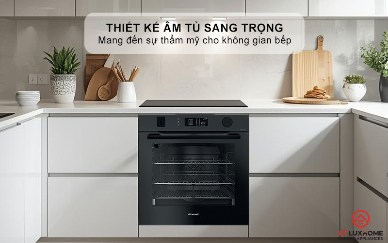 Thiết kế sang trọng mang đến sự thẩm mỹ cho không gian bếp