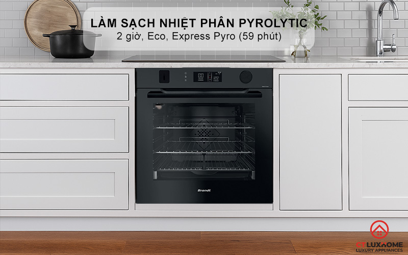 3 chương trình chức năng làm sạch nhiệt phân pyrolytic