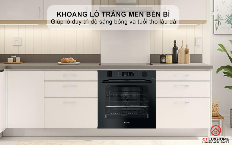 Khoang lò tráng men bền bỉ