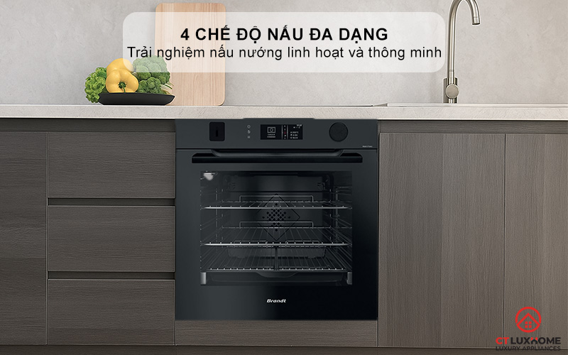 4 chế độ nấu đa dạng