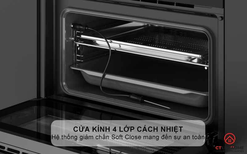 Cửa kính 4 lớp cách nhiệt giảm chấn